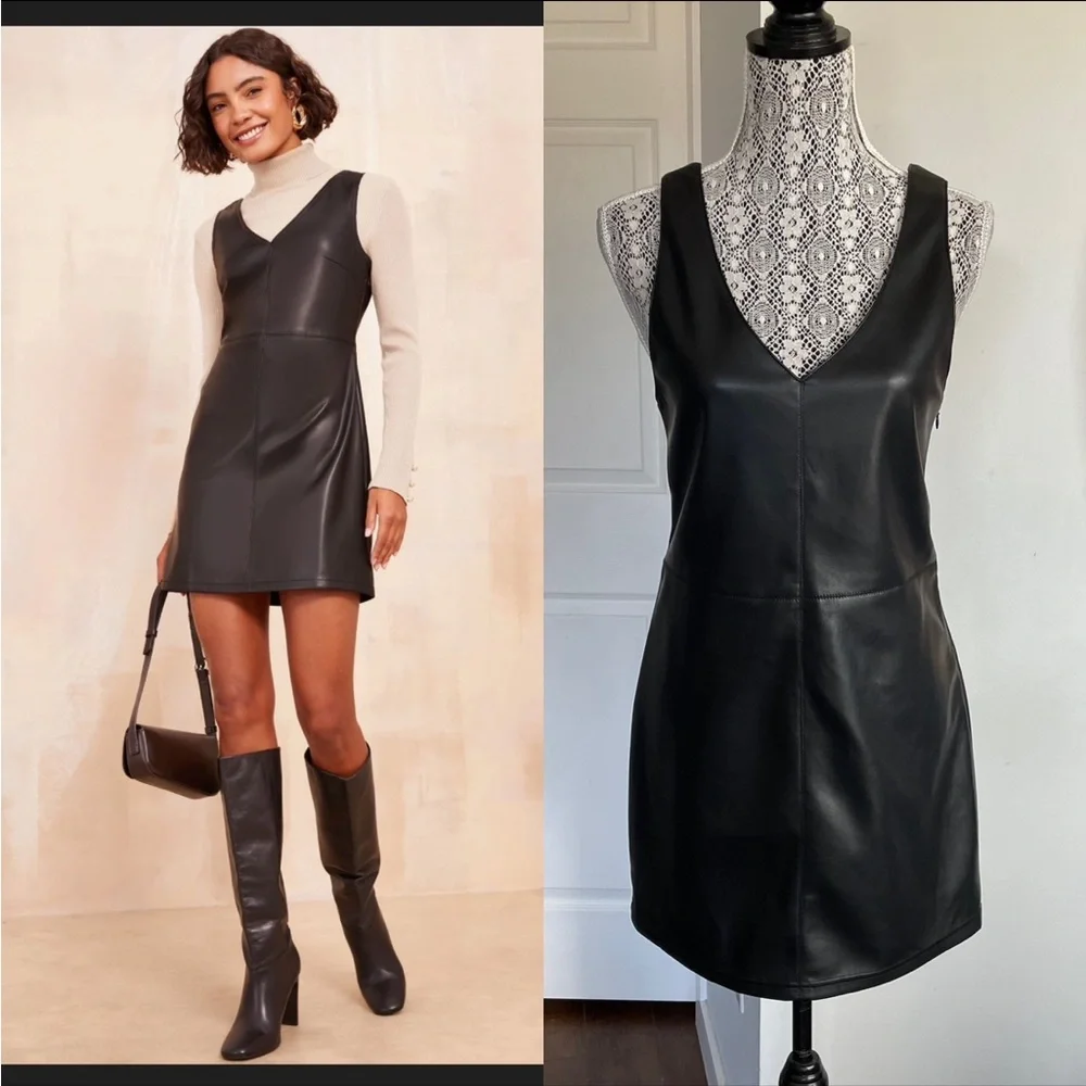rd style leather dress Roxy Leather Dress Retrofete